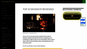 What Whiskeyreviews.org website looked like in 2020 (3 years ago)