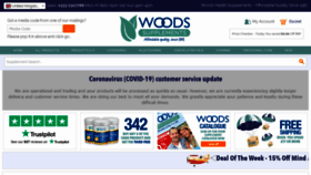What Woodshealth.com website looked like in 2020 (3 years ago)