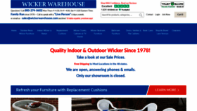 What Wickerwarehouse.com website looked like in 2020 (3 years ago)