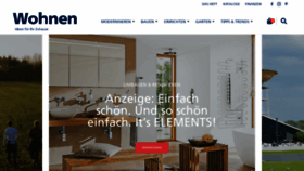 What Wohnen-magazin.de website looked like in 2020 (3 years ago)