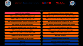 What Wef.org.in website looked like in 2020 (3 years ago)
