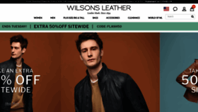 What Wilsonsleather.com website looked like in 2020 (3 years ago)