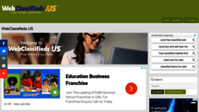 What Webclassifieds.us website looked like in 2020 (3 years ago)