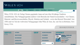 What Wiley-vch.de website looked like in 2020 (3 years ago)