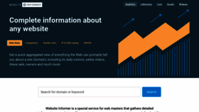 What Website.informer.com website looked like in 2020 (3 years ago)