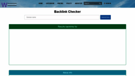 What Wikibacklink.com website looked like in 2020 (3 years ago)