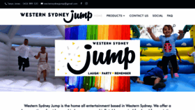 What Westernsydneyjump.com.au website looked like in 2020 (3 years ago)