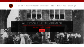 What Whippanyfire.com website looked like in 2020 (3 years ago)
