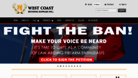 What Westcoasthunting.ca website looked like in 2020 (3 years ago)