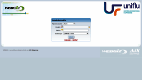 What Webgiz3.uniflu.edu.br website looked like in 2020 (3 years ago)