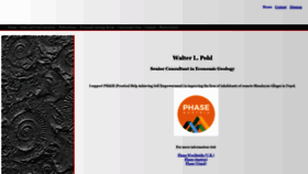 What Walter-pohl.com website looked like in 2020 (3 years ago)