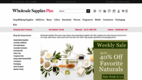 What Wholesalesuppliesplus.com website looked like in 2020 (3 years ago)