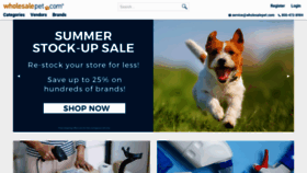 What Wholesalepet.com website looked like in 2020 (3 years ago)