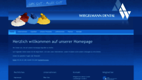 What Wiegelmann.de website looked like in 2020 (3 years ago)