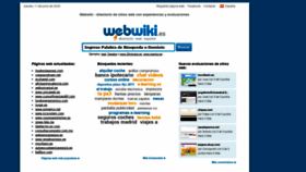 What Webwiki.es website looked like in 2020 (3 years ago)