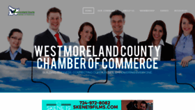 What Westmorelandchamber.com website looked like in 2020 (3 years ago)