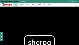 What Workwithsherpa.com website looked like in 2020 (4 years ago)