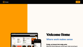 What Welcomehome.io website looked like in 2020 (3 years ago)