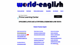 What World-english.org website looked like in 2020 (3 years ago)