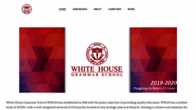 What Whgs.edu.pk website looked like in 2020 (3 years ago)