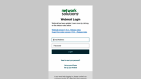 What Webmail2.networksolutionsemail.com website looked like in 2020 (3 years ago)
