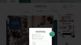 What Westwing.ch website looked like in 2020 (3 years ago)
