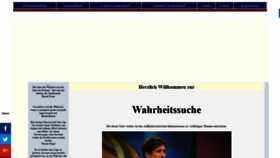 What Wahrheitssuche.org website looked like in 2020 (3 years ago)