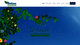 What Webium.sk website looked like in 2020 (3 years ago)
