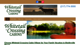 What Whitetailcrossingcabinvillage.com website looked like in 2020 (3 years ago)