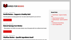 What Wiredforbooks.org website looked like in 2020 (3 years ago)