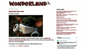 What Wonderlandblog.com website looked like in 2020 (3 years ago)