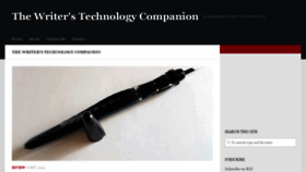 What Writerstechnology.com website looked like in 2020 (3 years ago)