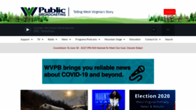 What Wvpubcast.org website looked like in 2020 (3 years ago)