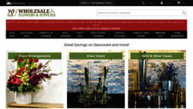 What Wholesaleflowersandsupplies.com website looked like in 2020 (3 years ago)
