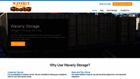 What Waverlystorage.storageunitsoftware.com website looked like in 2020 (3 years ago)