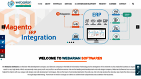 What Webariansoftwares.com website looked like in 2020 (3 years ago)