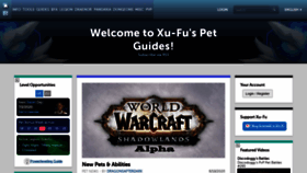 What Wow-petguide.com website looked like in 2020 (3 years ago)