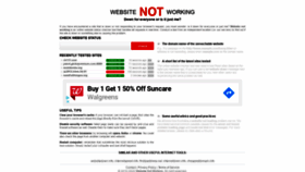 What Websitenotworking.com website looked like in 2020 (3 years ago)