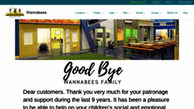 What Wannabees.com.au website looked like in 2020 (3 years ago)
