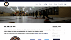 What Wauwatosacurlingclub.com website looked like in 2020 (3 years ago)