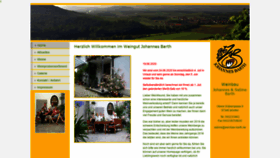 What Weinbau-barth.de website looked like in 2020 (3 years ago)
