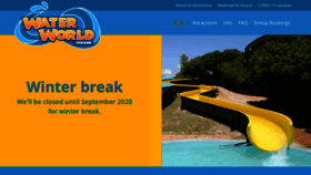 What Waterslides.co.za website looked like in 2020 (3 years ago)