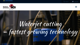 What Waterjetsweden.com website looked like in 2020 (3 years ago)