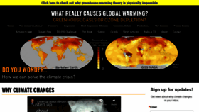 What Whyclimatechanges.com website looked like in 2020 (4 years ago)