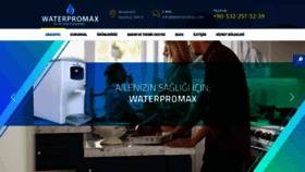 What Waterpromax.com website looked like in 2020 (3 years ago)