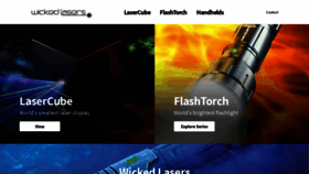 What Wickedlasers.com website looked like in 2020 (3 years ago)