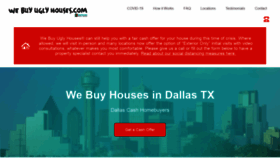 What Webuyuglyhousesdallas.com website looked like in 2020 (3 years ago)