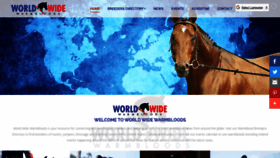 What Wwwarmbloods.com website looked like in 2020 (3 years ago)