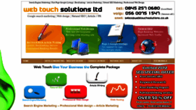 What Webtouchsolutions.co.uk website looked like in 2020 (3 years ago)