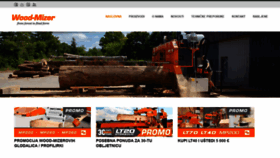 What Woodmizer.hr website looked like in 2020 (5 years ago)